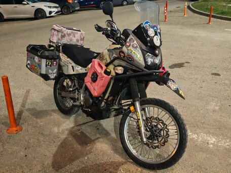 2007 Kawasaki KLR 650, коричневый, 411111 рублей, вид 3