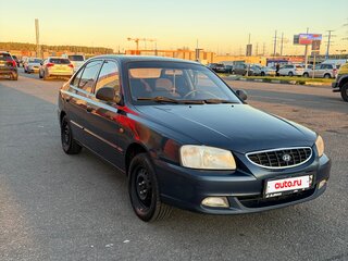 2006 Hyundai Accent ТагАЗ II, синий, 330000 рублей, вид 3
