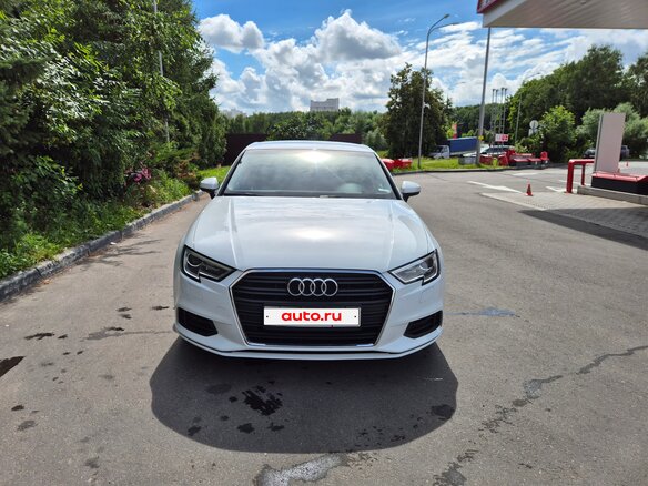 2016 Audi A3 III (8V) Рестайлинг, белый