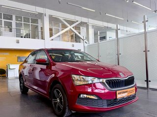 2021 Skoda Rapid II, красный, 1432000 рублей, вид 3