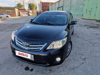 2012 Toyota Corolla X (E140, E150) Рестайлинг, чёрный, 795000 рублей, вид 3