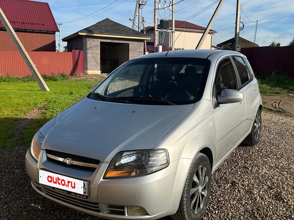 2007 Chevrolet Aveo I Рестайлинг, серебристый