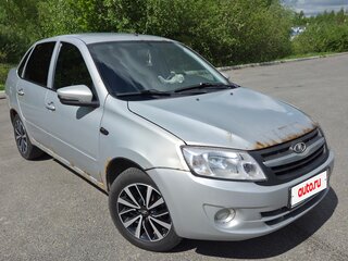 2012 Lada (ВАЗ) Granta I, серебристый, 250000 рублей, вид 2