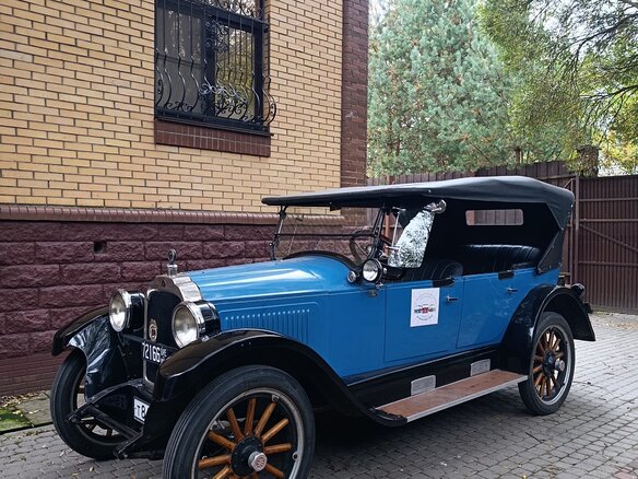 1923 Willys Knight Model 20, синий - вид 2