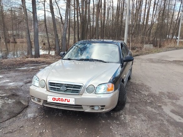 2003 Kia Magentis I Рестайлинг, чёрный, 130000 рублей - вид 2