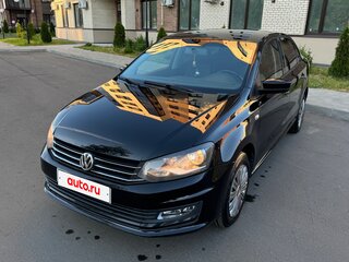 2015 Volkswagen Polo V Рестайлинг, чёрный, 890000 рублей, вид 3