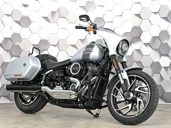 2023 Harley-Davidson Sport Glide, серебристый, 1849000 рублей