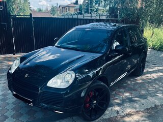 2005 Porsche Cayenne Turbo I (955), чёрный, 949000 рублей, вид 1