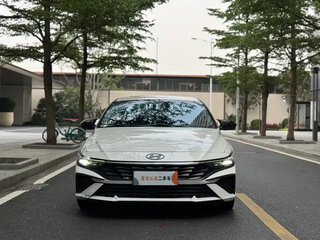 2023 Hyundai Elantra N Line VII (CN7) Рестайлинг, белый, 1390700 рублей, вид 1