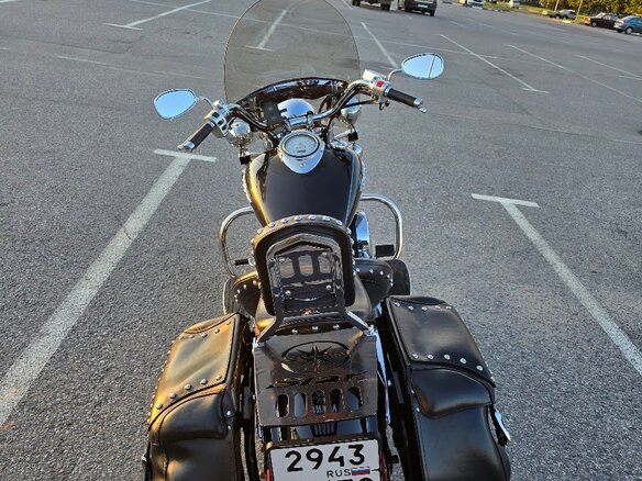2008 Yamaha XVS1100, чёрный, 640000 рублей - вид 8