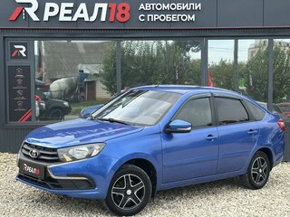 2020 Lada (ВАЗ) Granta I Рестайлинг, синий, 649000 рублей, вид 2