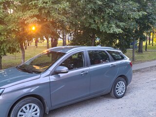 2021 Lada (ВАЗ) Vesta SW I, серый, 940000 рублей, вид 4