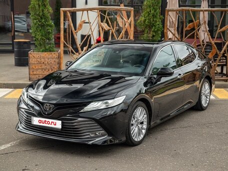 2018 Toyota Camry VIII (XV70), чёрный, 2350000 рублей, вид 5
