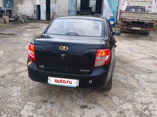 2012 Lada (ВАЗ) Granta I, чёрный, 190000 рублей, вид 5