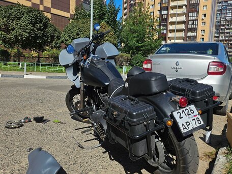 2012 Harley-Davidson Street Bob, чёрный, 1000000 рублей, вид 4