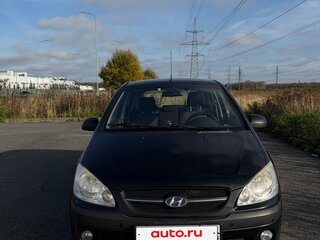 2008 Hyundai Getz I Рестайлинг, чёрный, 550000 рублей, вид 2