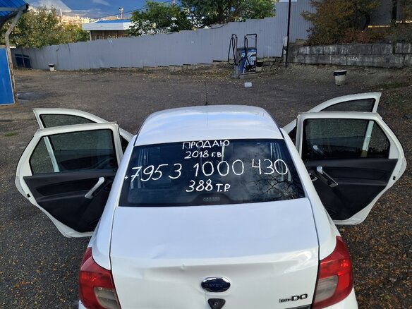 2018 Datsun on-DO I, белый, 388000 рублей - вид 6