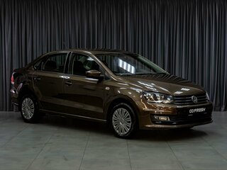 2016 Volkswagen Polo V Рестайлинг, коричневый, 1189000 рублей, вид 1