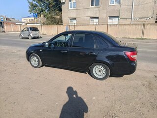 2013 Lada (ВАЗ) Granta I, чёрный, 340000 рублей, вид 4