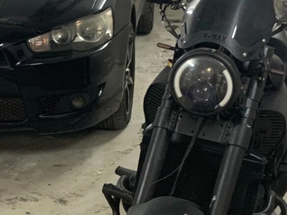 2007 Mitsubishi Lancer X, чёрный - вид 3