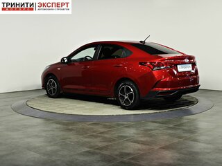 2021 Hyundai Solaris II Рестайлинг, красный, 1532000 рублей, вид 4