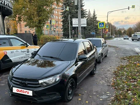 2023 Lada (ВАЗ) Granta Euro-2 I Рестайлинг, чёрный, 650000 рублей, вид 3