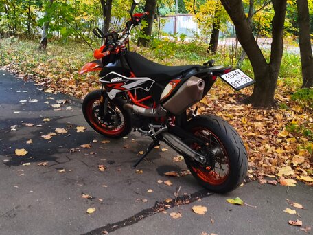 2012 KTM 690 SMC R, оранжевый, 480000 рублей, вид 2