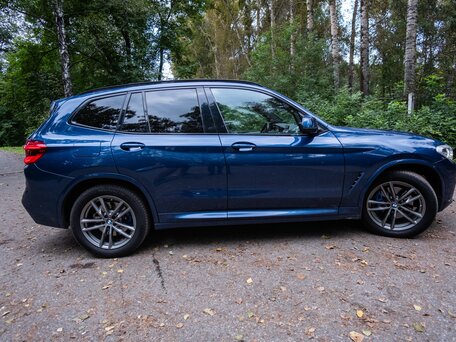 2018 BMW X3 30i xDrive III (G01), синий, 3900000 рублей, вид 5