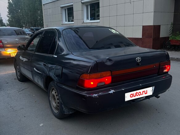 1992 Toyota Corolla VII (E100), синий, 130000 рублей - вид 6