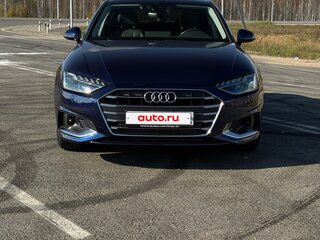 2020 Audi A4 40 TFSI V (B9) Рестайлинг, синий, 3350000 рублей, вид 4