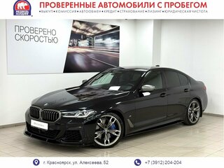 2021 BMW 5 серии M550i xDrive VII (G30/G31/G38) Рестайлинг, чёрный, 9995000 рублей, вид 1