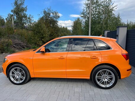 2010 Audi Q5 I (8R), оранжевый, 1830000 рублей, вид 3