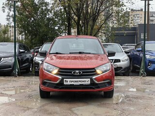 2019 Lada (ВАЗ) Granta I Рестайлинг, красный, 609000 рублей, вид 2