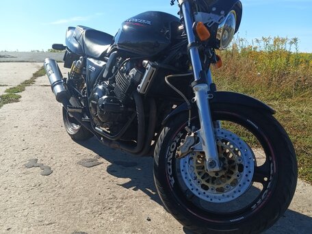 1998 Honda CB 400 Super Four, чёрный, 300000 рублей, вид 1