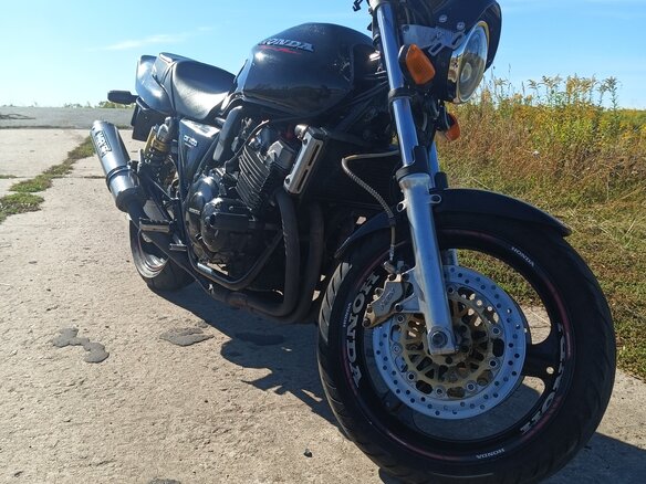 1998 Honda CB 400 Super Four, чёрный, 300000 рублей