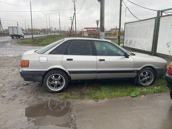 1987 Audi 80 IV (B3), серебристый, 200000 рублей - вид 3