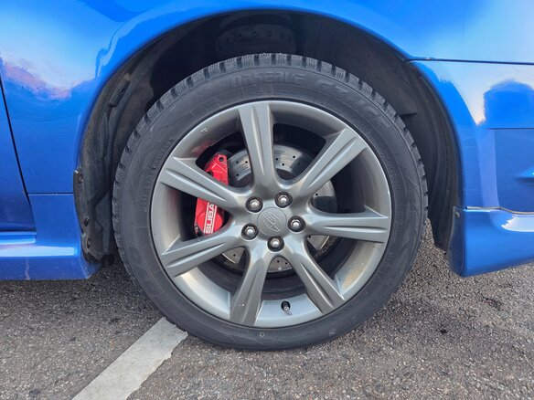 2006 Subaru Impreza WRX II Рестайлинг 2, синий, 1390000 рублей - вид 14