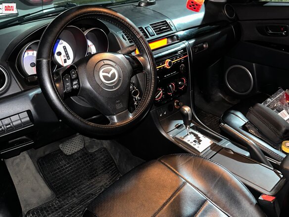 2008 Mazda 3 I (BK) Рестайлинг, чёрный - вид 5