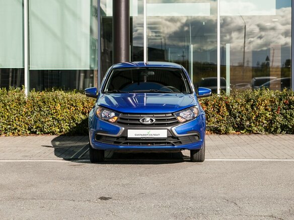 2022 Lada (ВАЗ) Granta I Рестайлинг, синий, 720000 рублей - вид 2