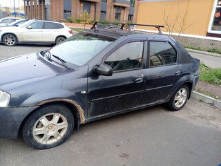 2008 Renault Logan I, серый, 175000 рублей, вид 5