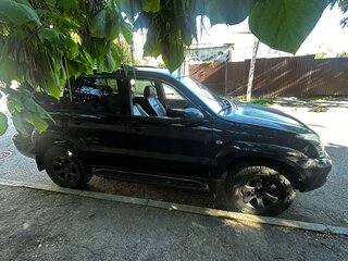 2005 Toyota Land Cruiser Prado 5-speed 120 Series, чёрный, 1550000 рублей, вид 2
