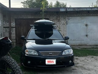 2006 Kia Spectra I Рестайлинг 2, чёрный, 444444 рублей, вид 3