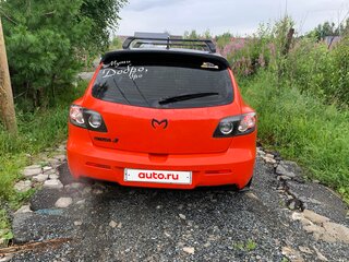 2007 Mazda 3 I (BK) Рестайлинг, красный, 350000 рублей, вид 3