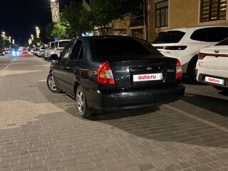 2008 Hyundai Accent ТагАЗ II, чёрный, 330000 рублей, вид 3