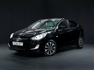2012 Hyundai Solaris I, чёрный, 790000 рублей, вид 3