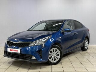 2021 Kia Rio IV Рестайлинг, синий, 1610000 рублей, вид 1