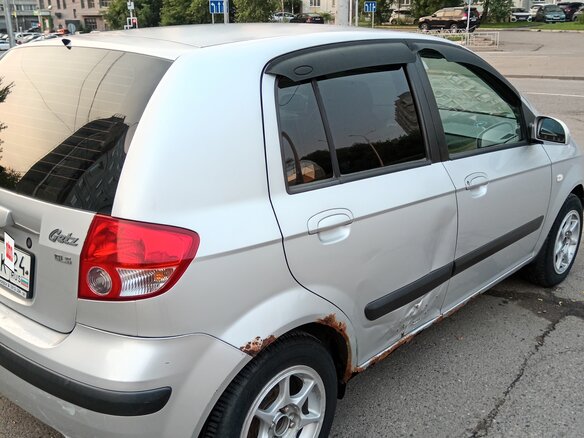 2002 Hyundai Getz I, белый, 210000 рублей - вид 1