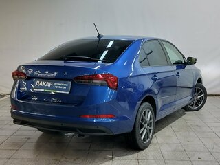 2022 Skoda Rapid II, синий, 1950000 рублей, вид 4