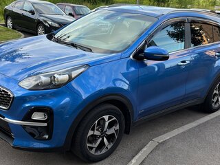 2019 Kia Sportage IV Рестайлинг, синий, 2100000 рублей, вид 1
