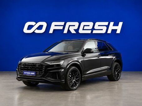 2020 Audi Q8 45 TDI I (4M), чёрный, 6899124 рублей, вид 5